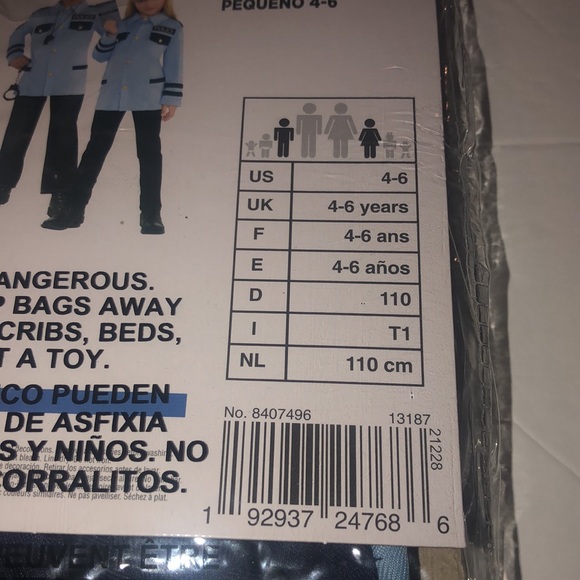 Child Police Officer Costume Kit - Picture 7 of 7